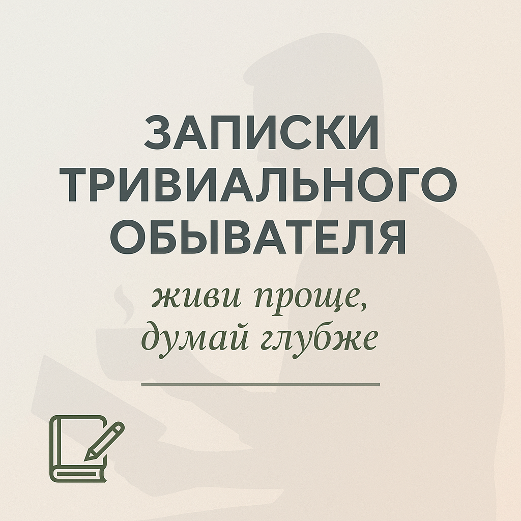 Чат Записки тривиального обывателя в мессенджере MAX